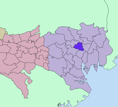 文京区の地図