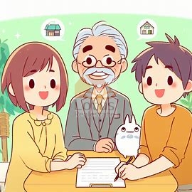 住宅ローンを借りることができてハッピーな二人