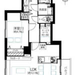 南千住ダイヤモンドマンション501間取図