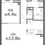 藤和シティコープ桜上水２205間取図