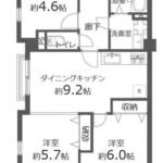 グリーンパーク第１６綾瀬301間取図