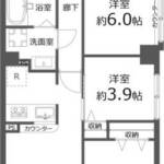 セザール山王西102間取り