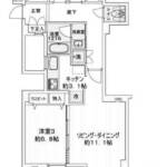 ベルテ中野江古田3号室間取り