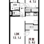 シャンボール尾久504間取図