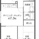 グローリア初穂綾瀬406間取図