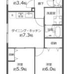 グローリア初穂綾瀬406間取り