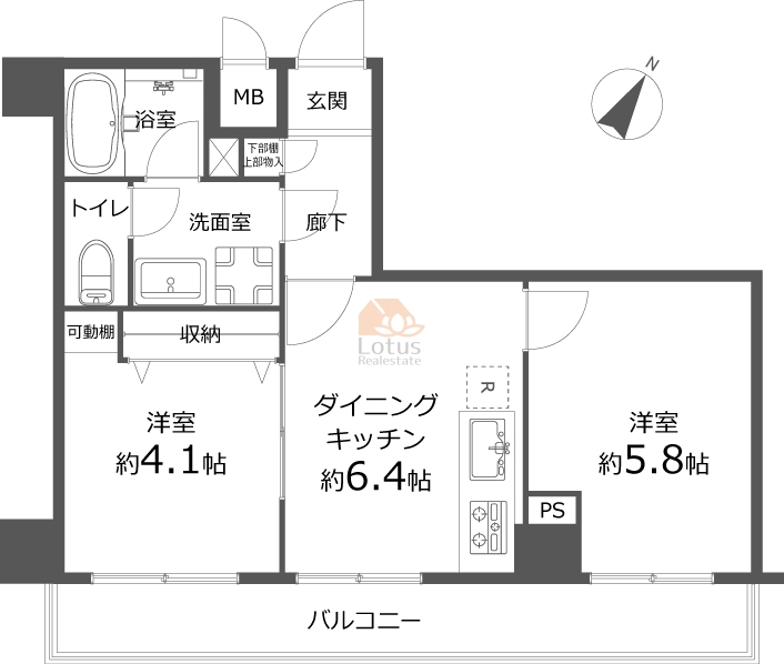 ロイヤルプラザ金町702間取図