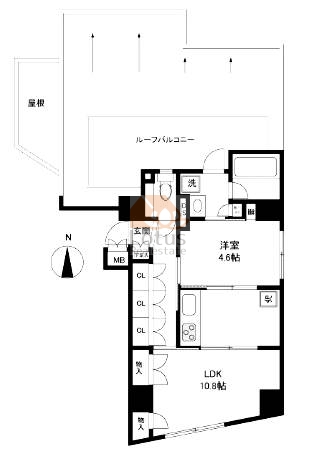 ステージファースト方南町アジールコート間取図