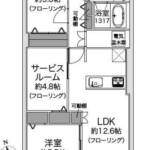 南大井アーバンハイツ705間取り