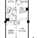 コープ南砂1306間取図