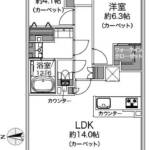 北赤羽パークホームズ302間取り