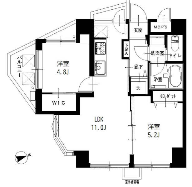 セブンスターマンション第７五反田704間取図