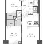 メイツ向島302間取図