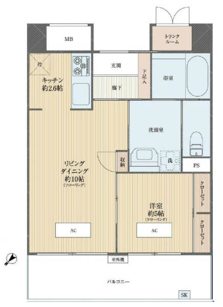 ザレジデンス白金スイート9階間取図