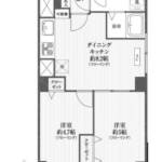 ニュー高円寺コーポラス6階間取図