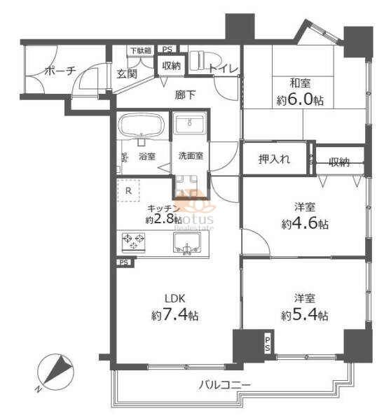 パルメゾン杉並310間取図