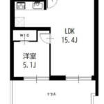 中銀世田谷桜丘マンシオン105間取図