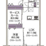 グリーンコーポ京成小岩604間取り