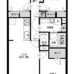 三越ゼームス坂マンション603間取り