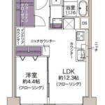 中野弥生町スカイハイツ402間取り