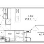 ライオンズプラザ亀戸203間取図