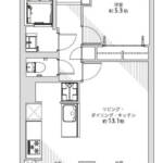 マンションニュー恵比寿607間取り