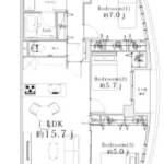 アルシオン東大島208間取図