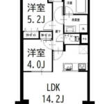 大森パークハイツ1107間取図