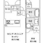 パークゲートメイツ西新井108間取図