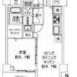 ライオンズマンション日暮里第２503間取り