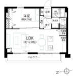 城北台マンション204間取図