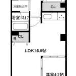 コスモプレイス東陽町302間取り