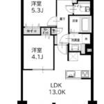 ライオンズマンション小岩第５413間取り