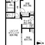 グランウィッシュ浅草イースト203間取図