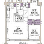 イトーピア用賀604間取図