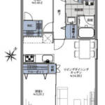 秀和月島レジデンス303間取図