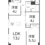 秀和門前仲町レジデンス5階間取り