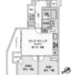 セザール巣鴨801間取り