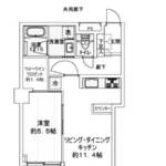 ライオンズマンション駒込第２206間取図