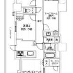 シティタワー金町タワー棟2612間取図