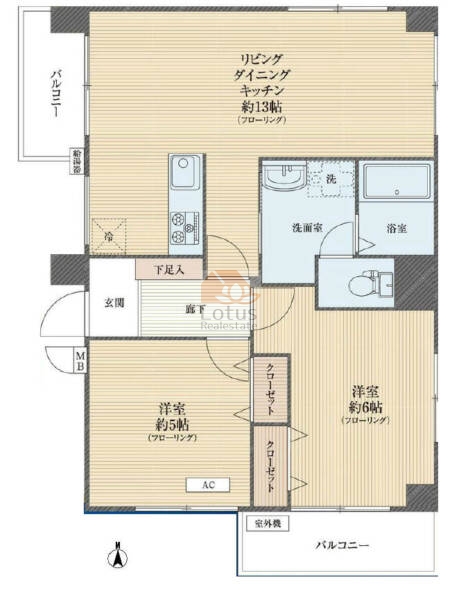 目白ときわマンション間取図