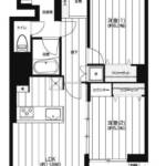 目白ビル504間取図