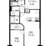 ファミネス大森402間取図