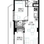 ライオンズマンション中板橋501間取図