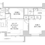 アクシア麻布1106間取図