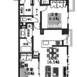 クリオ見沼代親水公園5階間取図