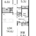 アルファグランデ南小岩409間取り