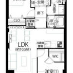 ライオンズマンション大森1302間取図