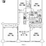 小豆沢パークファミリア809間取り