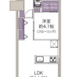 ライオンズマンション鶯谷第２203間取り